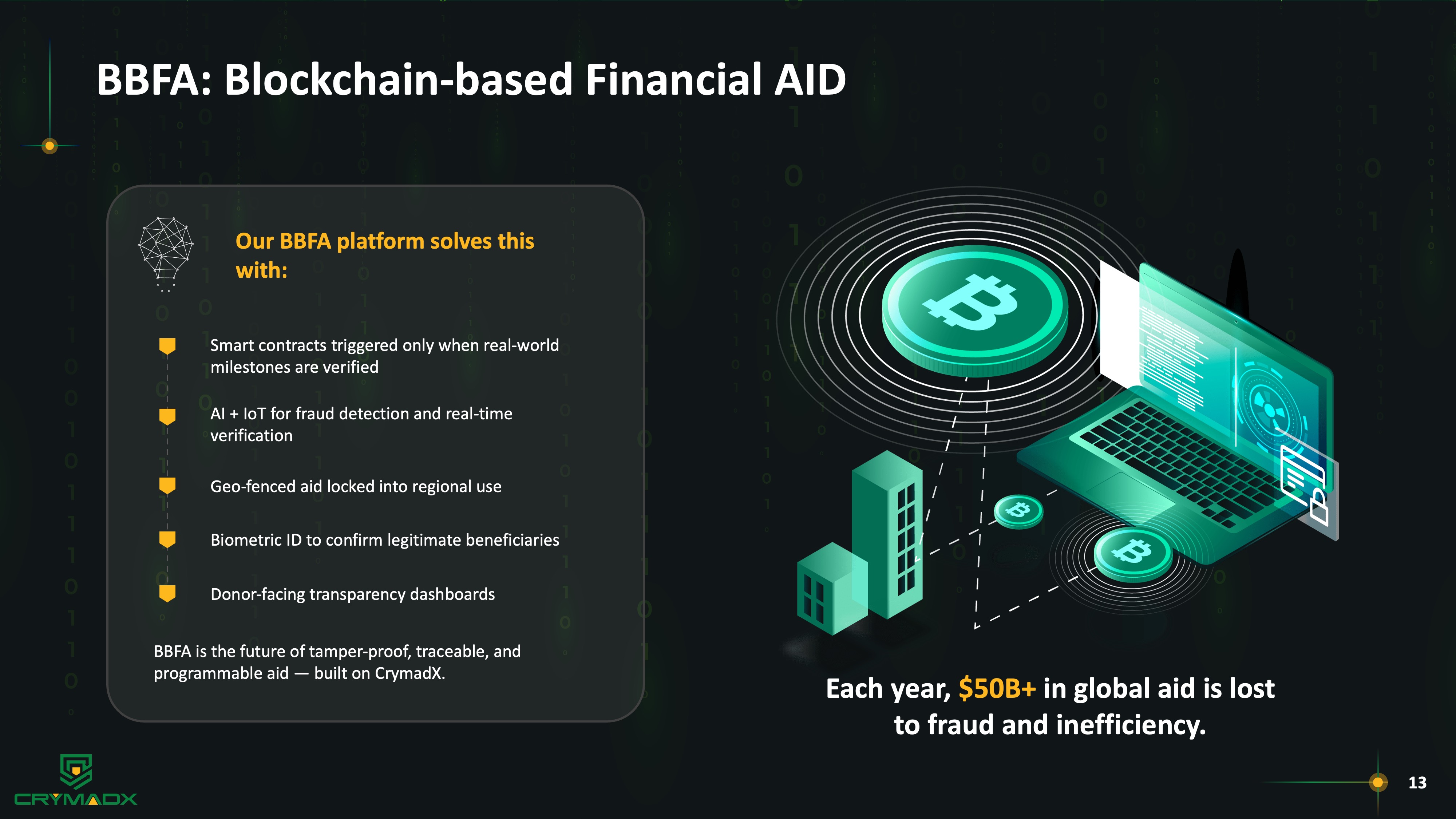 Presentation slide 13